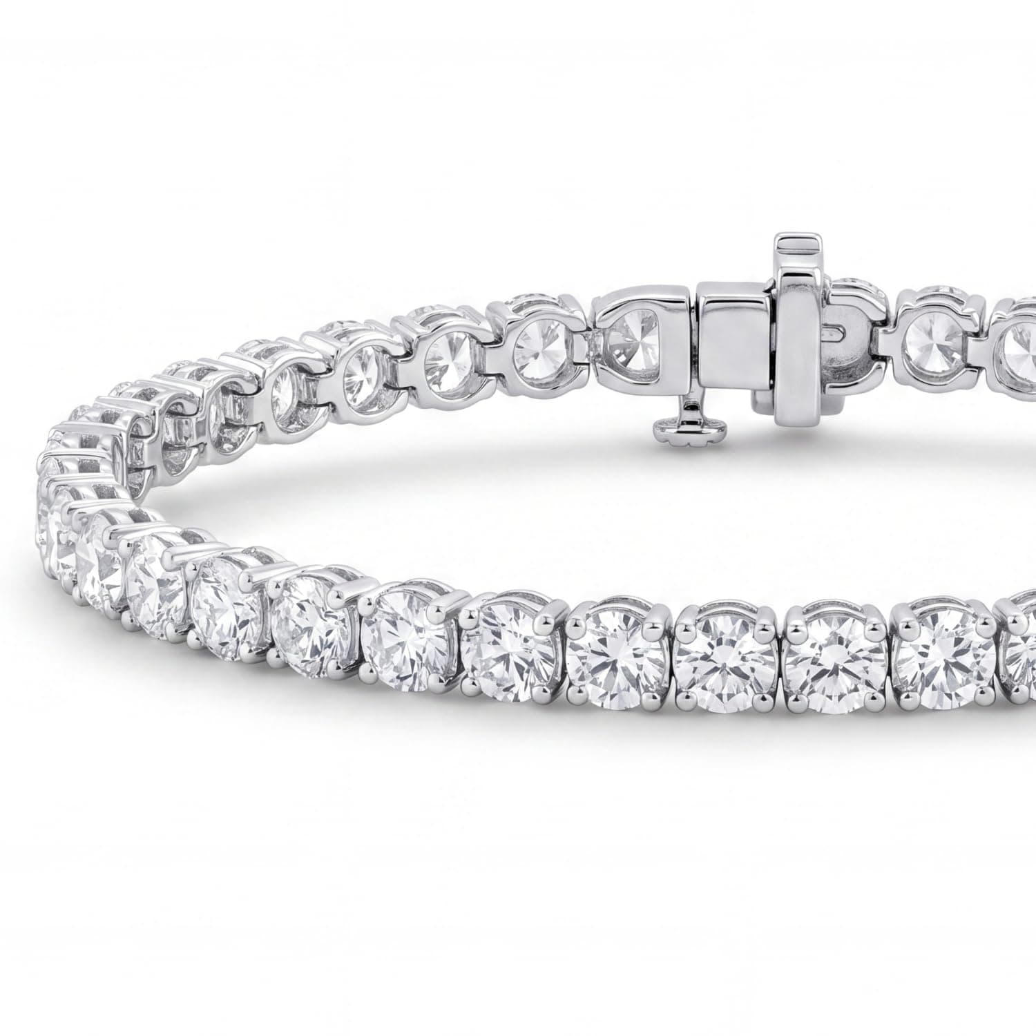 Lab-Grown Diamond Tennis Bracelet — 3–10 ct