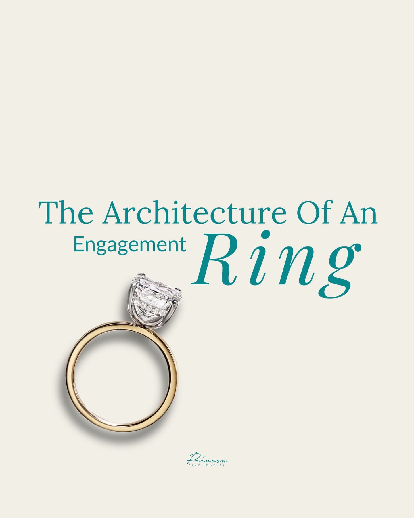 A close look at ring anatomy: center stone, prongs, hidden halo, and gallery — 1
