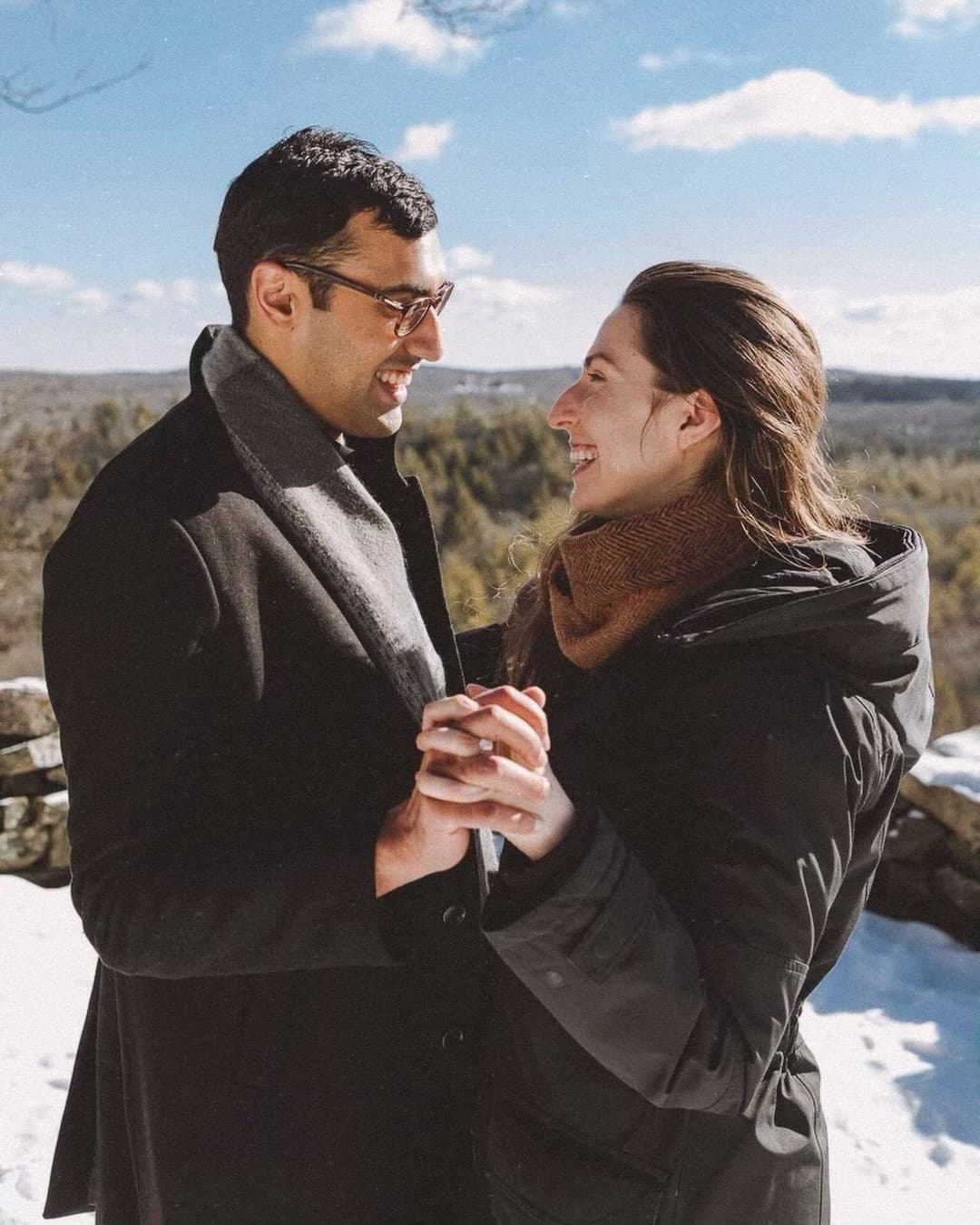 December proposals just hit different A love story written in snow, sealed with… — Privosa couple