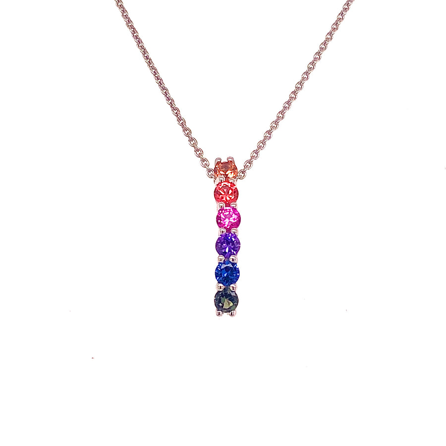 Rainbow Sapphire Pendant