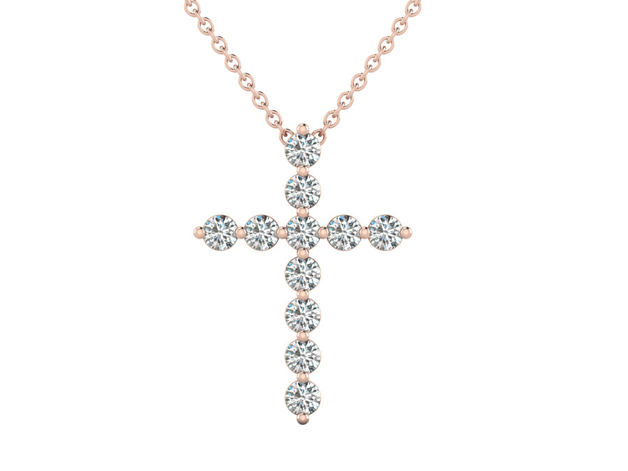 'Classica' - Signature Diamond Cross Pendant