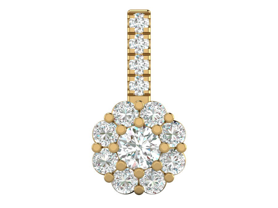 Flor - Brilliant Diamond Pendant