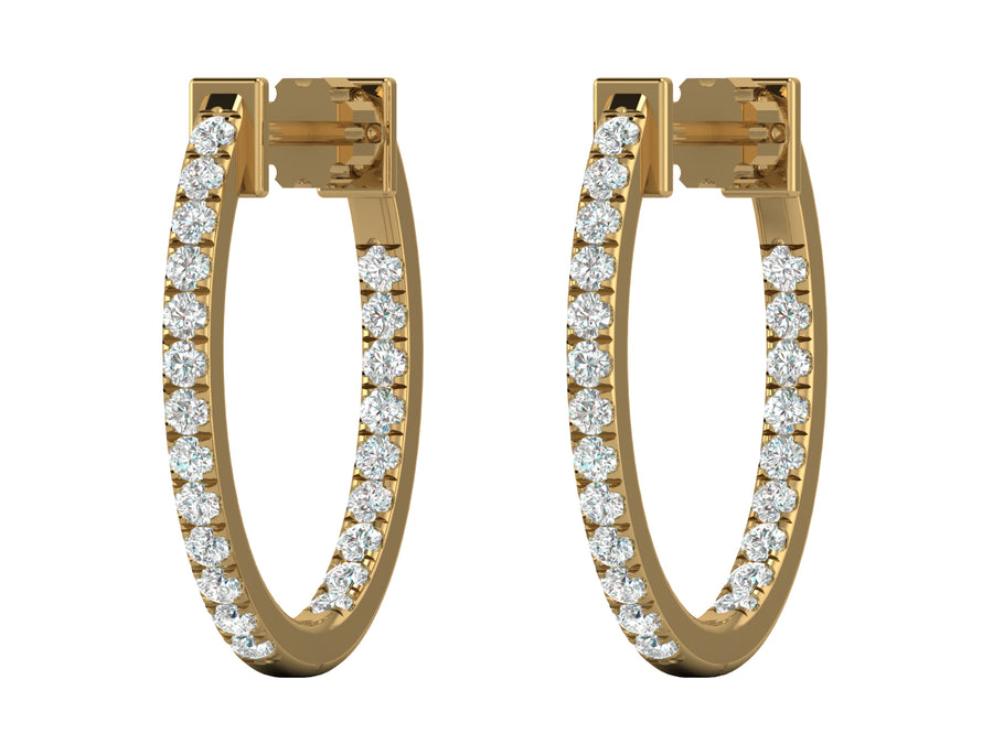 Primrose - Inside-Out Dangle Earrings