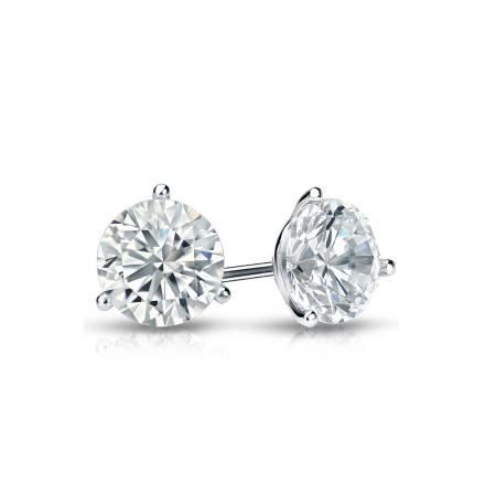 Round Brilliant Diamond Stud Earrings - Value Quality